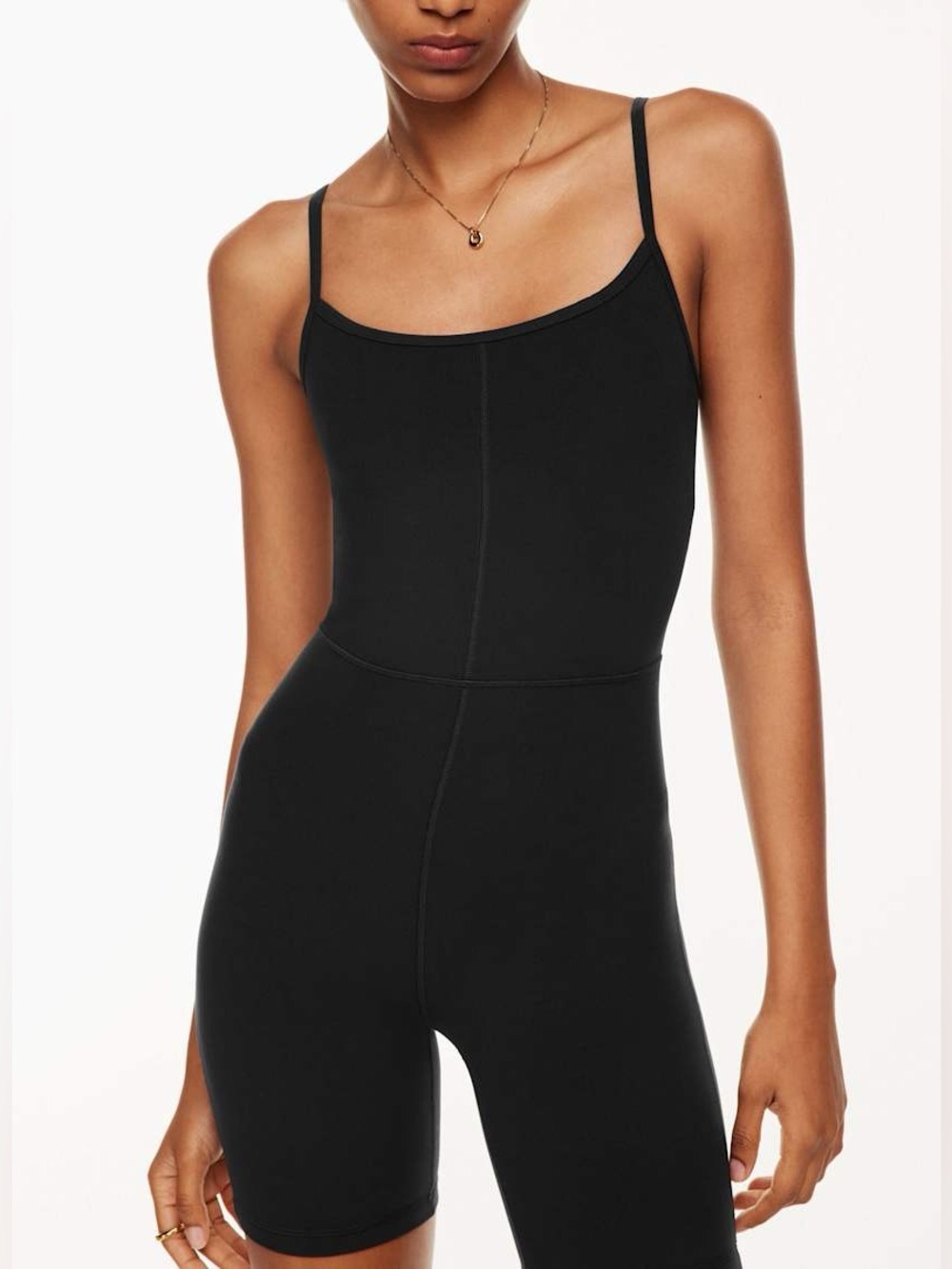 Aritzia Wilfred Free Freestyle 7" Romper in Black Women’s Size XS